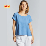 Load image into Gallery viewer, Maglia in lino con bottoni
