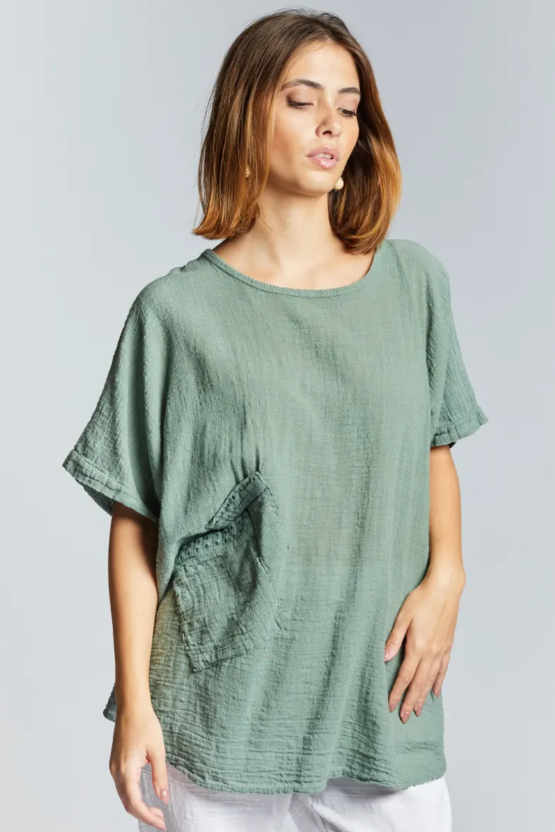 Maglia con tasche