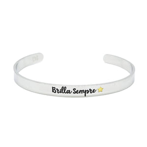 Bracciale rigido “Brilla sempre”