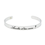Load image into Gallery viewer, Bracciale rigido “Ascolta il tuo cuore”
