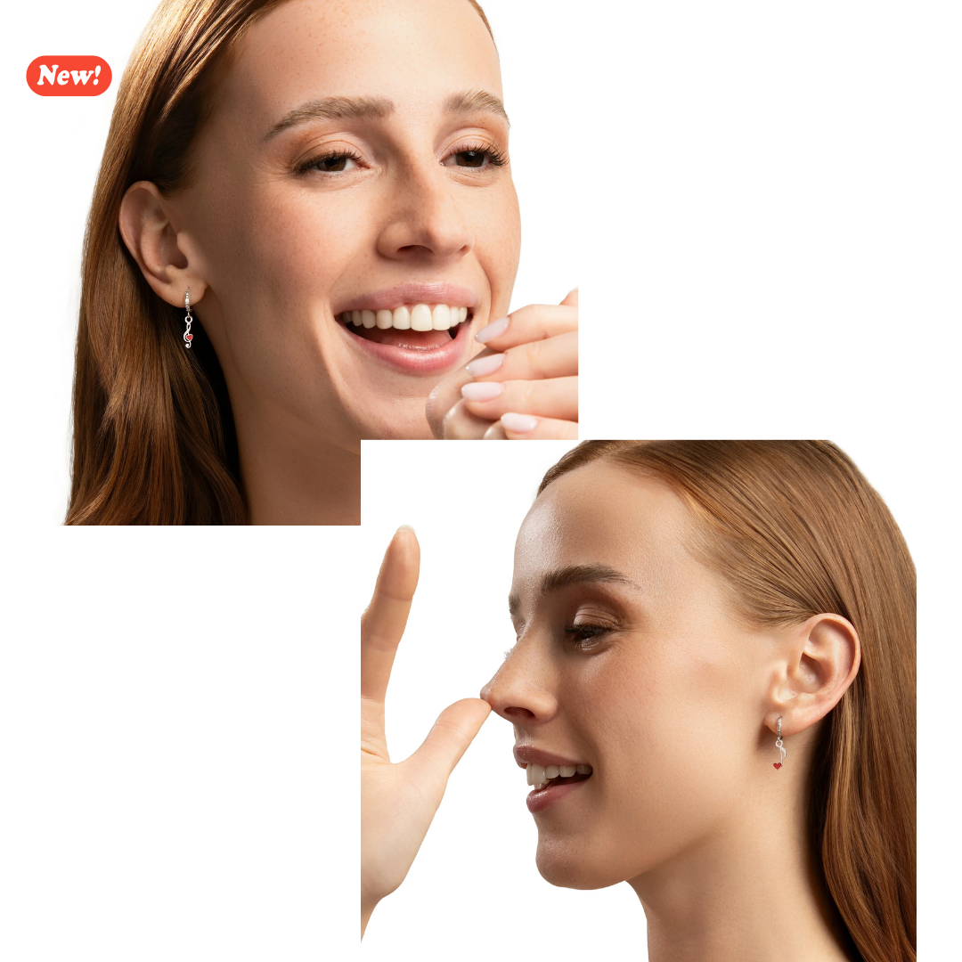 Orecchini anelle “Note di magia”