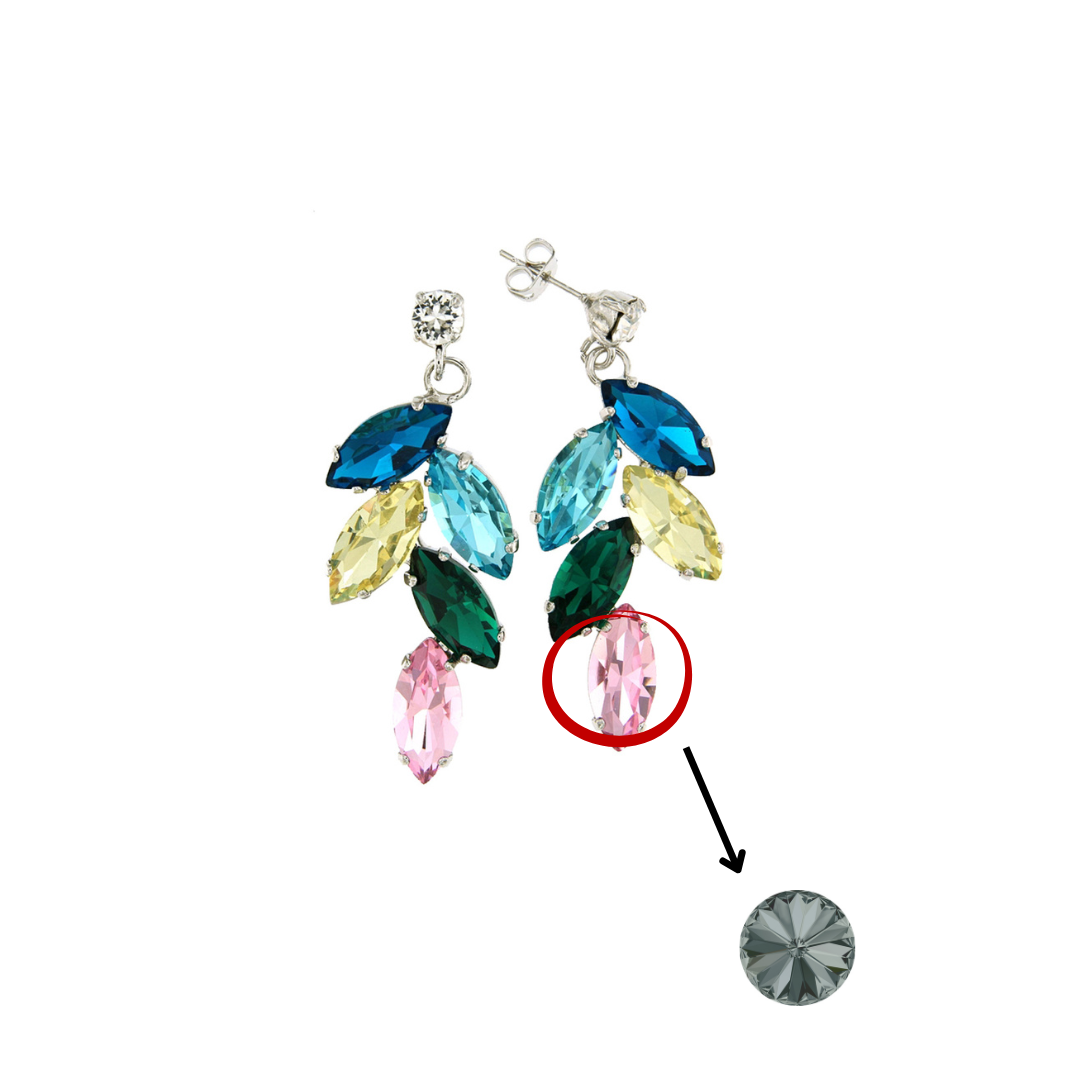 Orecchini navette mix gr