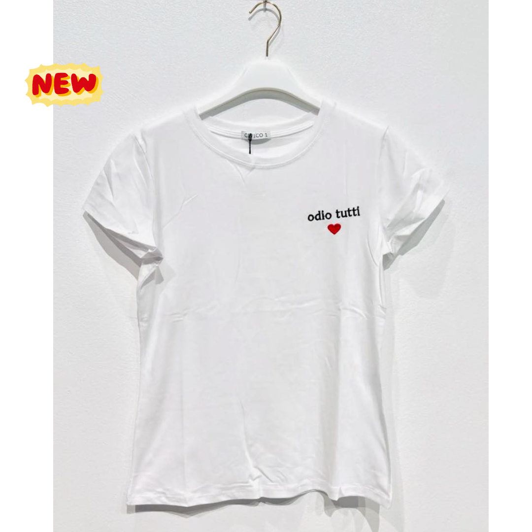 T-Shirt "Odio tutti"