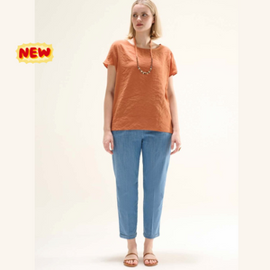 Jeans a caviglia scoperta