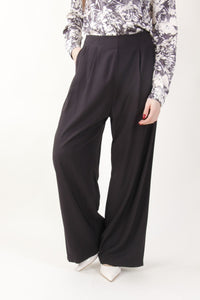 Pantaloni a palazzo con pinces