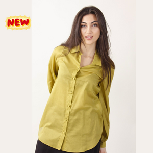 Camicia con maniche a palloncino