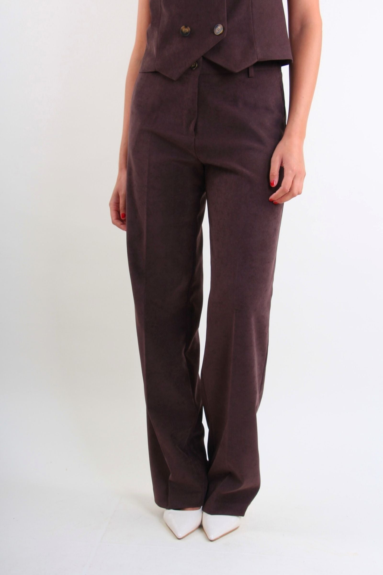 Pantalone a palazzo linea sartoriale