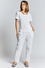 Load image into Gallery viewer, Pantaloni in lino gamba regular
