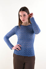 Carica l'immagine nel visualizzatore di Gallery, Maglia in pizzo a maniche lunghe
