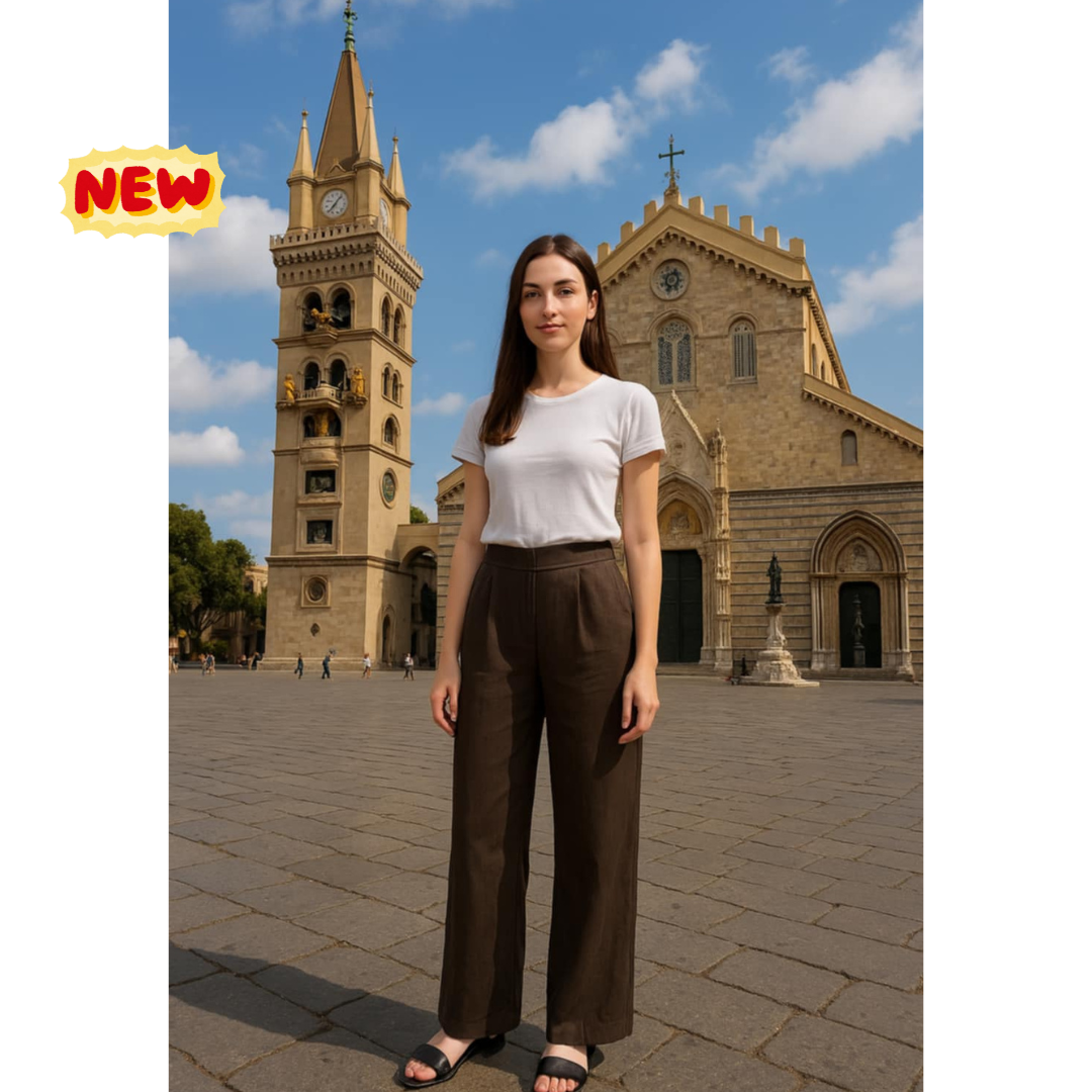 Pantaloni di lino