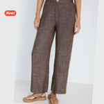 Carica l'immagine nel visualizzatore di Gallery, Pantaloni melange a gamba dritta
