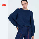 Load image into Gallery viewer, Maglione con scollo asimmetrico
