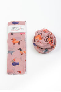 Scialle Foulard Dogs Bassotti