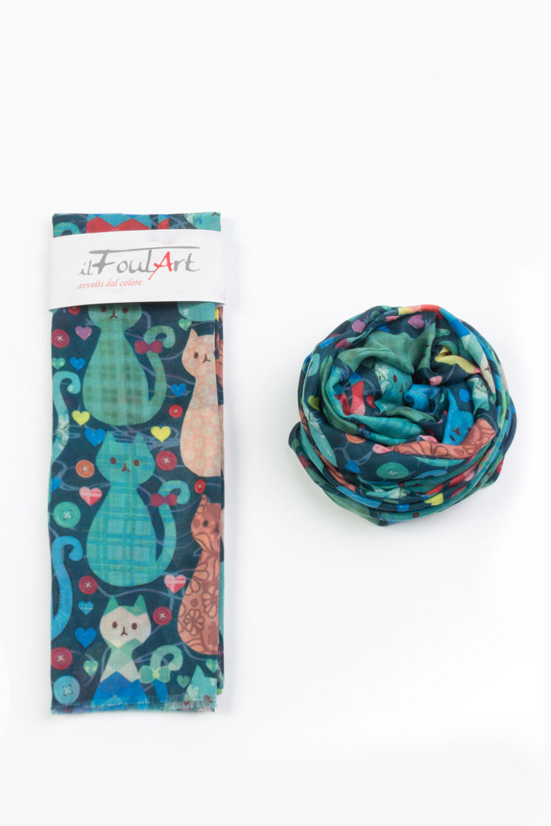 Scialle/Foulard Gatti Grandi