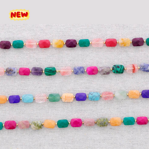 Collana in acciaio Stone