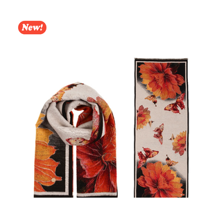 Sciarpa a fiori
