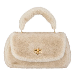Borsa a mano in ecopelliccia