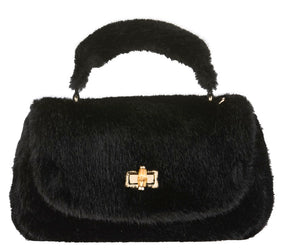 Borsa a mano in ecopelliccia