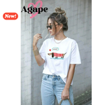 Carica l'immagine nel visualizzatore di Gallery, T-shirt donna bassotto maglia a righe
