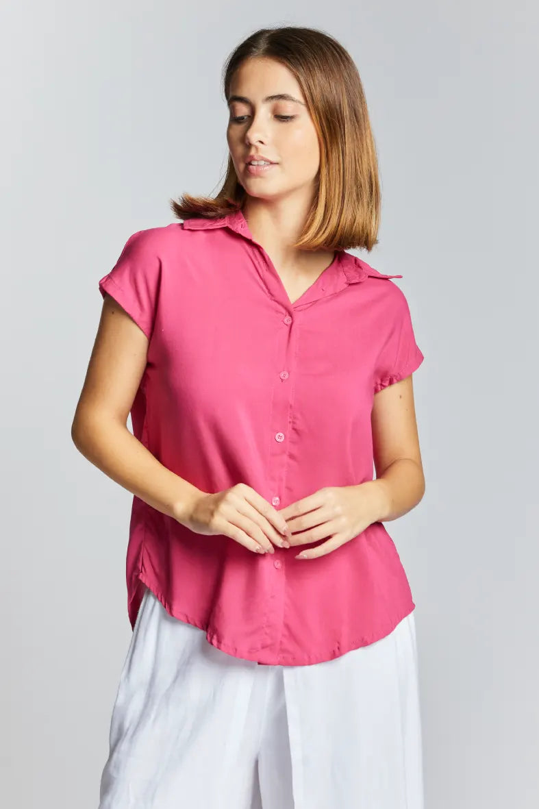 Camicia a tinta unita