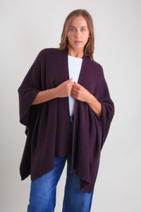 Mantella maglia a coste
