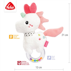 Peluche Unicorno con sonaglio