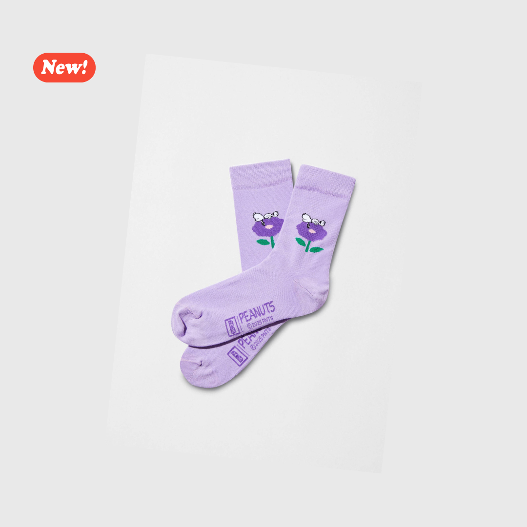 Calzini BeSnoopy Flower -  in Cotone Organico