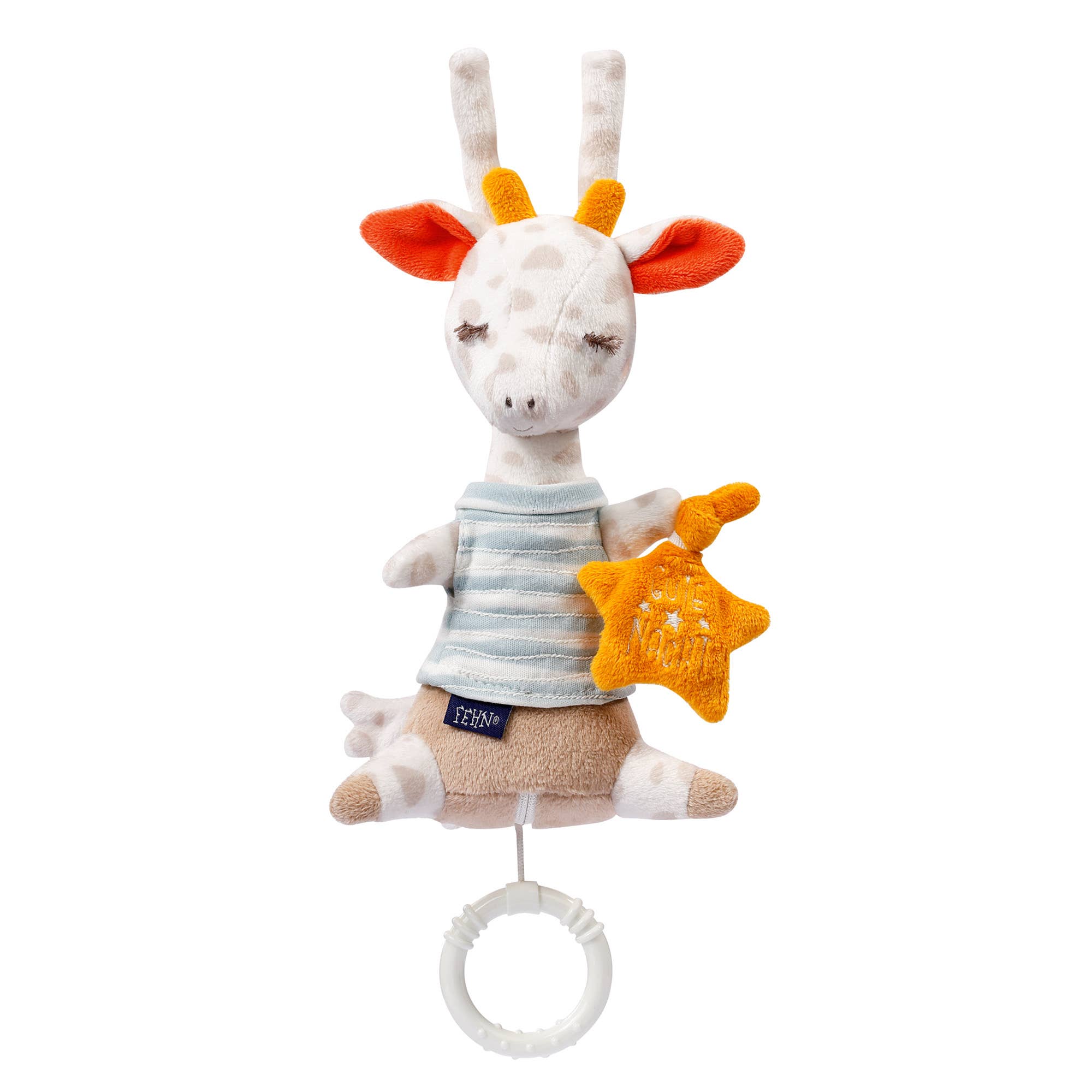 Peluche e mini carillon con giraffa