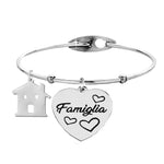 Carica l&#39;immagine nel visualizzatore di Gallery, Bracciale rigido &quot;Famiglia&quot;
