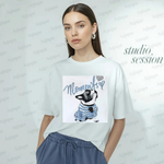 Carica l'immagine nel visualizzatore di Gallery, T-shirt donna con bulldog francese
