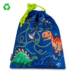Load image into Gallery viewer, Borsa da pranzo riciclata con dinosauri
