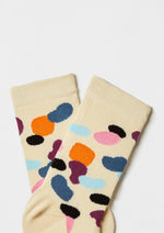 Load image into Gallery viewer, Calzini BeAbstract Beige -  in Cotone Organico
