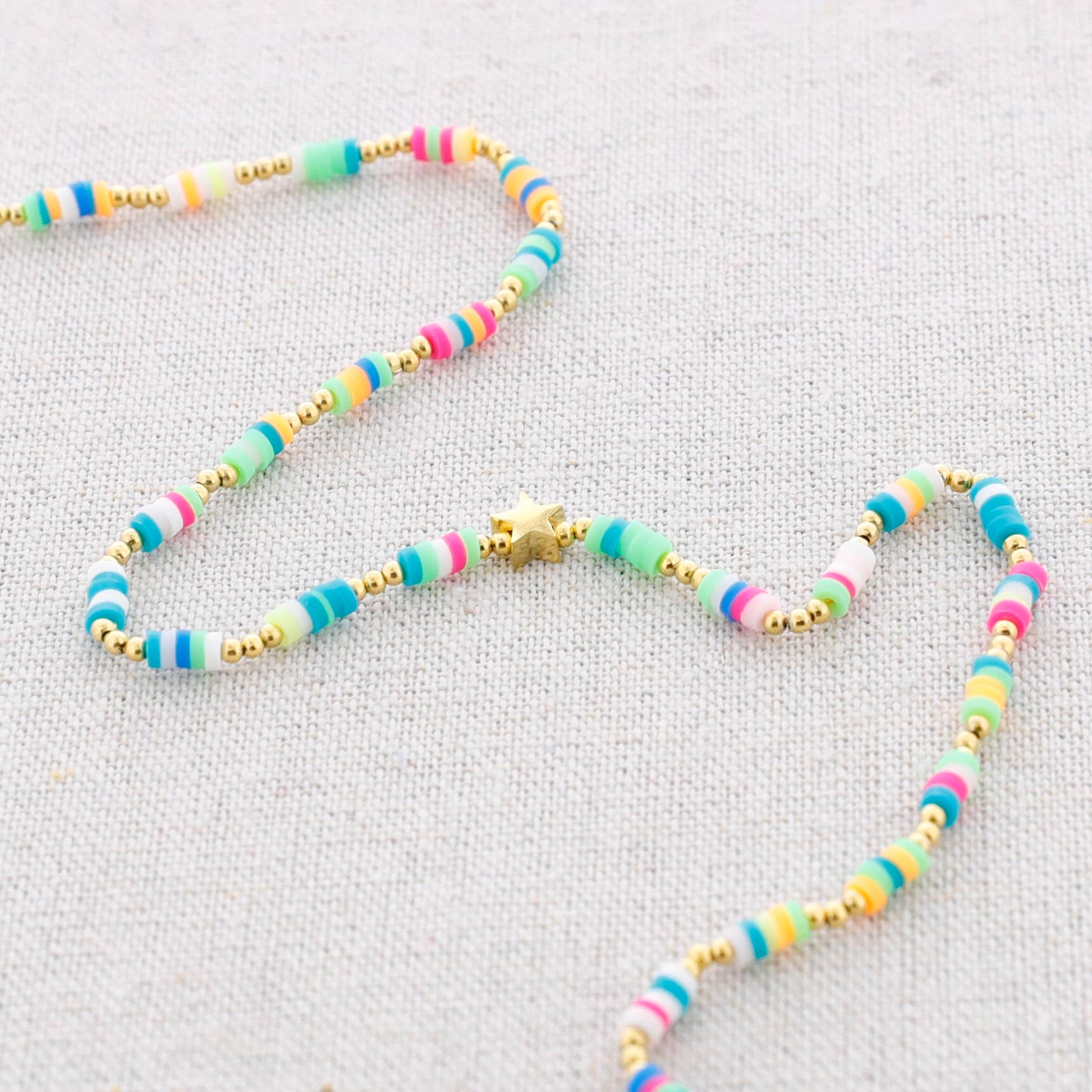 Girocollo Fimo Steel Colours Star