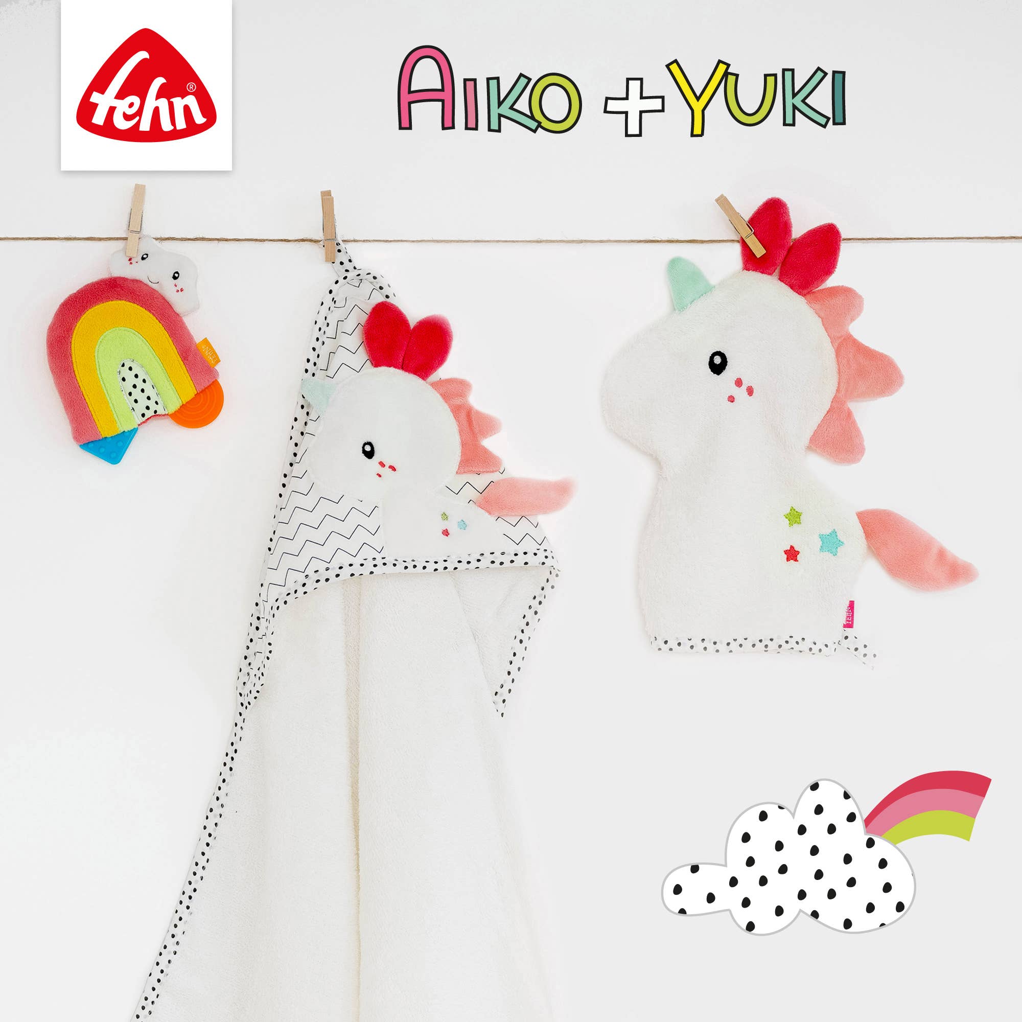 Peluche Unicorno con sonaglio