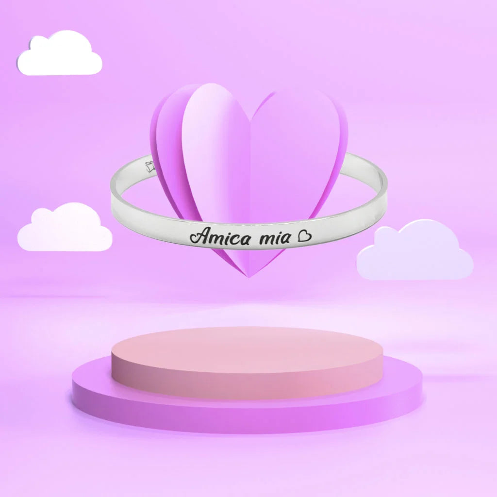 Bracciale rigido “Amica mia”