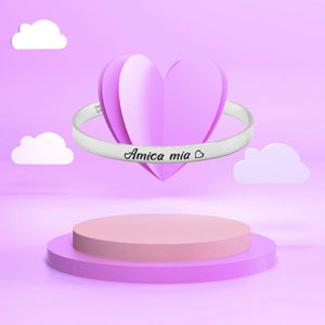 Bracciale rigido “Amica mia”