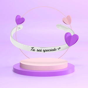 Bracciale rigido “Tu sei speciale”
