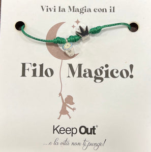 Bracciale fili magico ditale e corona