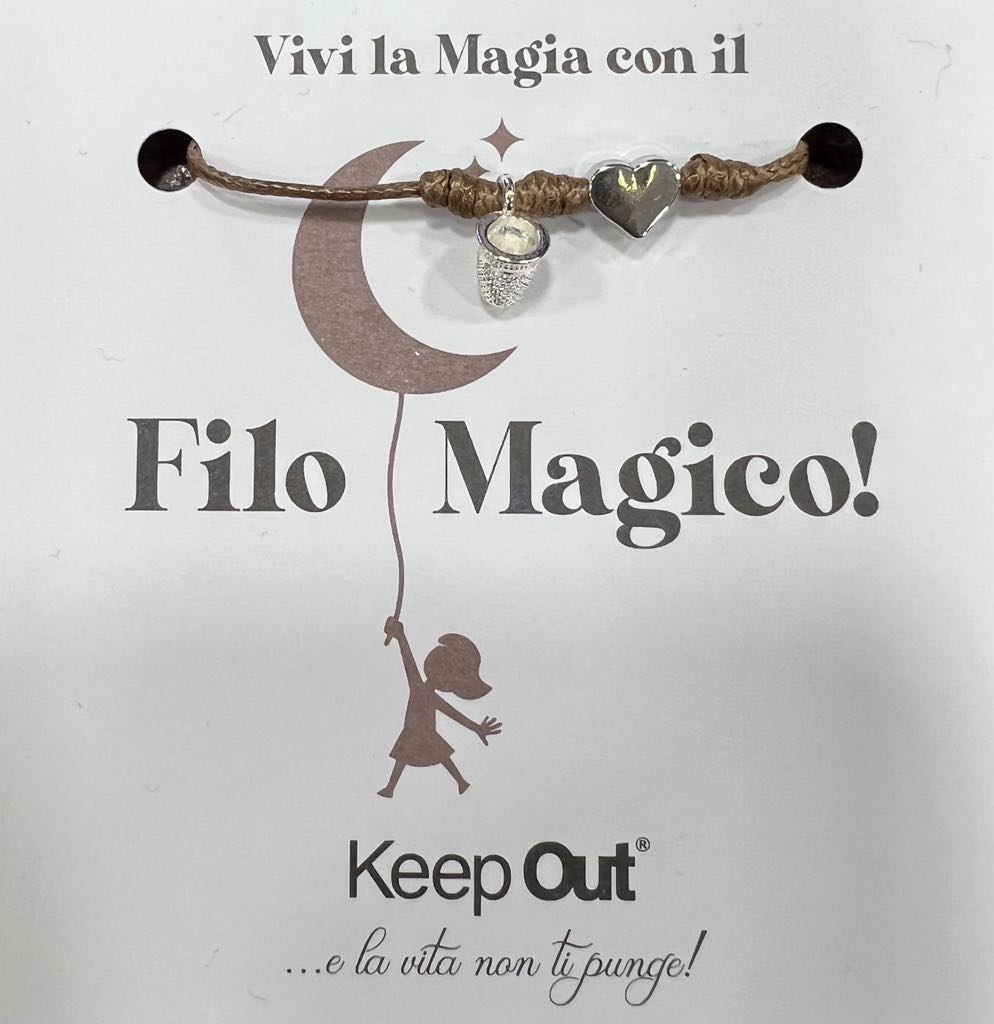 Bracciali filo magico ditale e cuore