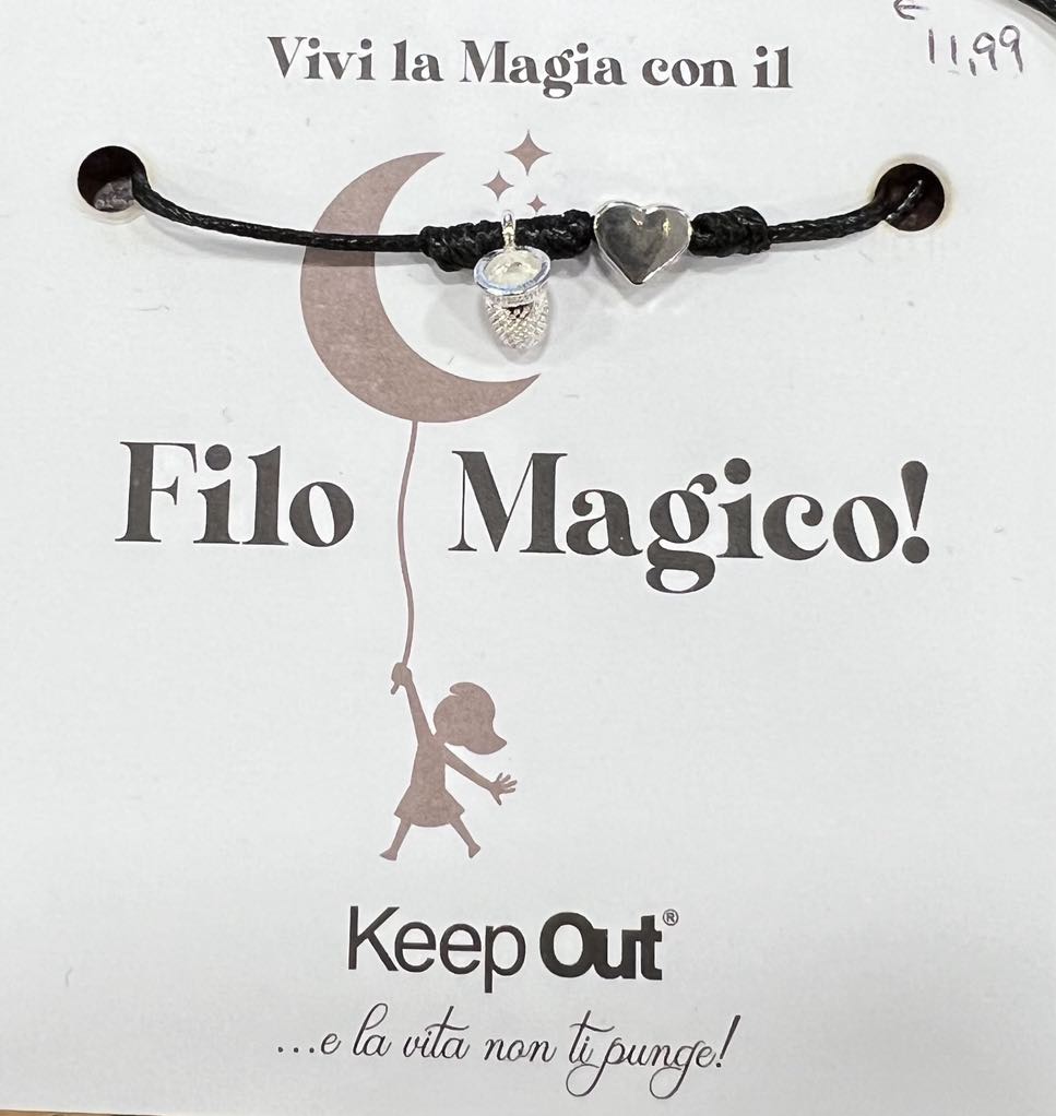 Bracciali filo magico ditale e cuore