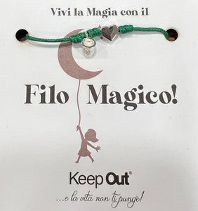 Bracciali filo magico ditale e cuore