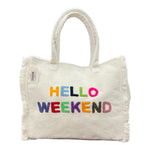 Load image into Gallery viewer, Borsa grande Hello Weekend
