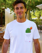 Load image into Gallery viewer, T-shirt con taschino "simboli della Sicilia"
