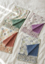 Carica l'immagine nel visualizzatore di Gallery, Pashmina reversibile Cuori
