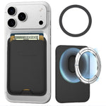 Load image into Gallery viewer, Slim Wallet compatibile MagSafe - Fino a 3 carte, con Anello adattatore
