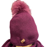 Load image into Gallery viewer, Cappello cuffia con pompon
