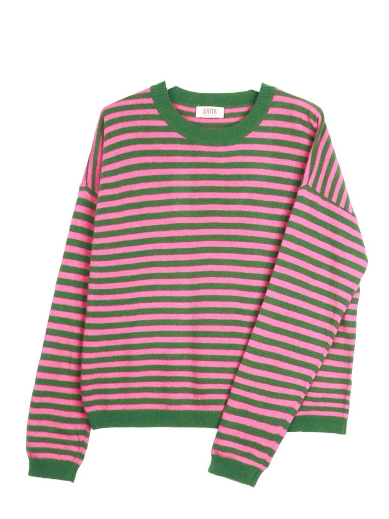 Maglione a righe