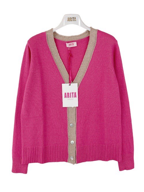 Cardigan a tinta unita