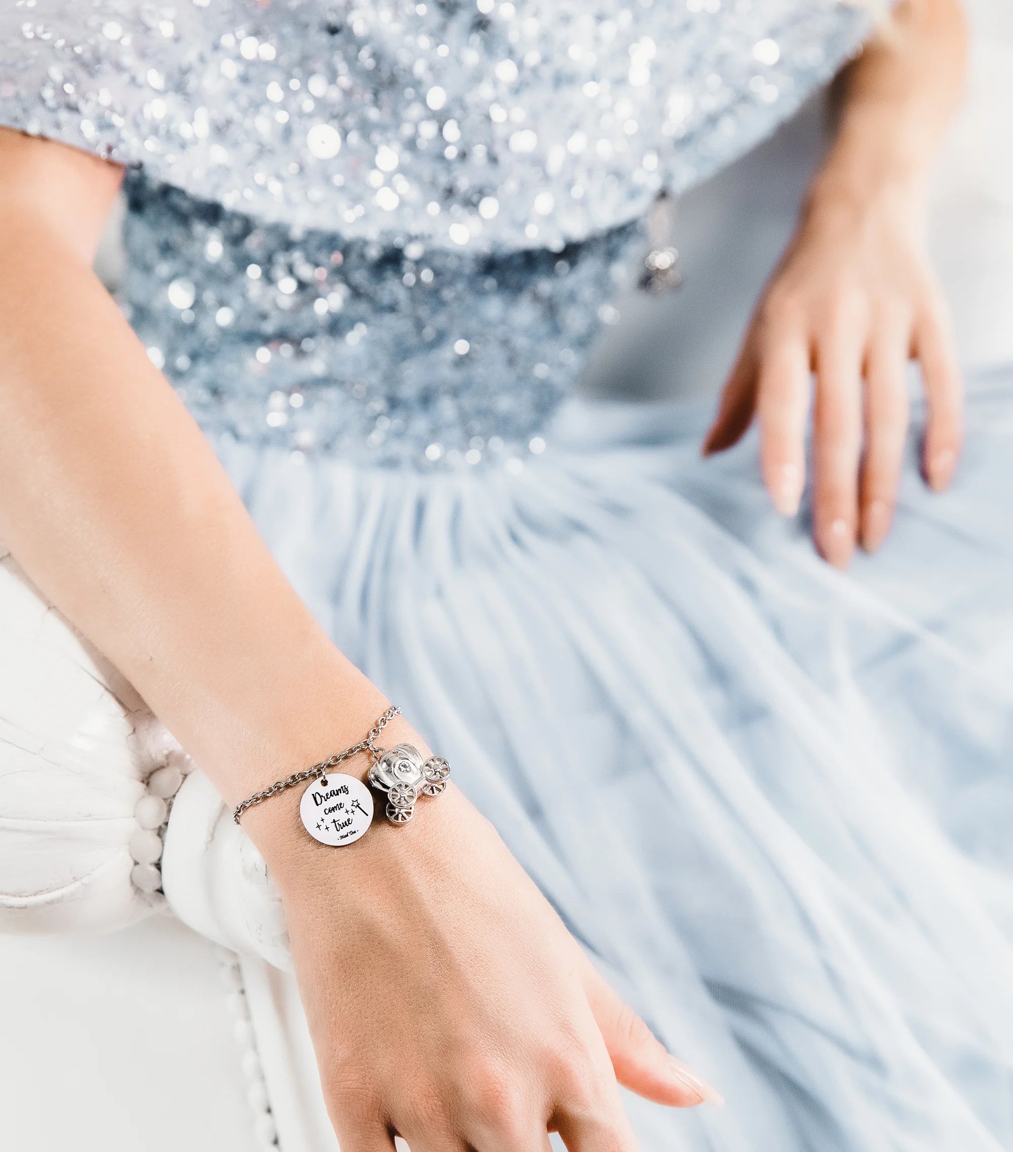 Bracciale carrozza di Cenerentola “Dreams come true”