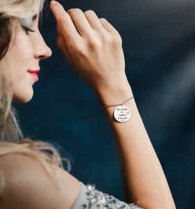 Bracciale Cenerentola “Una scarpetta può cambiare la tua vita”